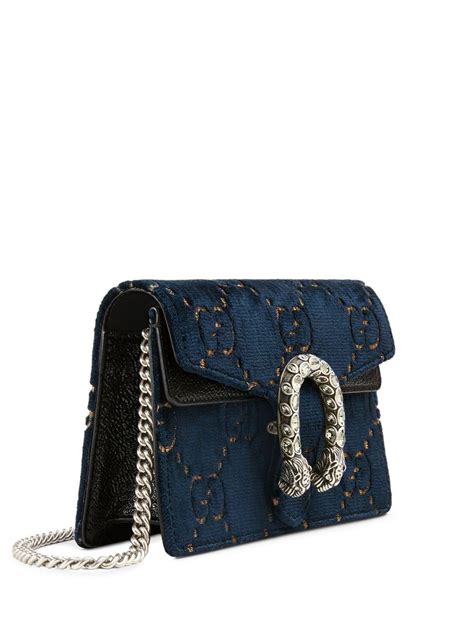 gucci dionysus super mini blue velvet|Gucci Blue Velvet Dionysus Shoulder Bag Super Mini .